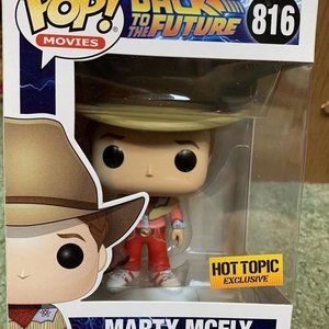 FUNKO POP! #816 Back To The Future “Marty” Vinyl Figure 2019 Hot Topic Exclusive